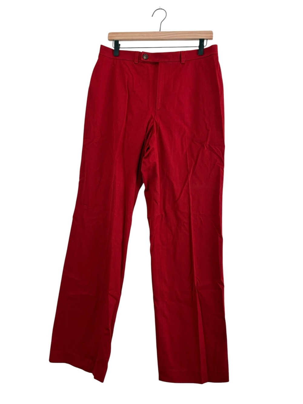 Banana Republic | Like new 2000’s stretch red straight leg trousers pants 12L